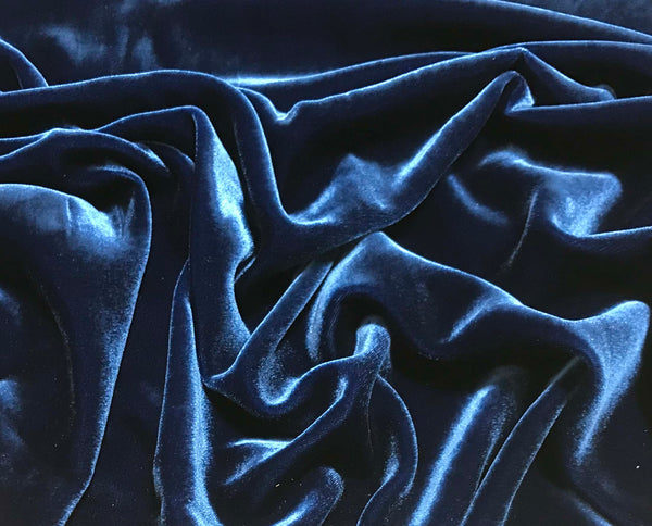 Lapis Blue - Silk Velvet – Prism Fabrics & Crafts