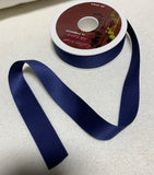 100% Cotton Satin Ribbon 1" wide Made in France (6 Colors to choose from)