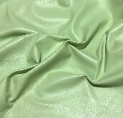 Pale Green - Lambskin Leather