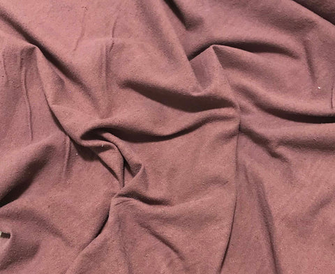 Mahogany Brown - Hand Dyed Silk Noil