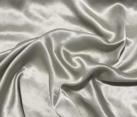 Mushroom - Sandwashed Silk Charmeuse