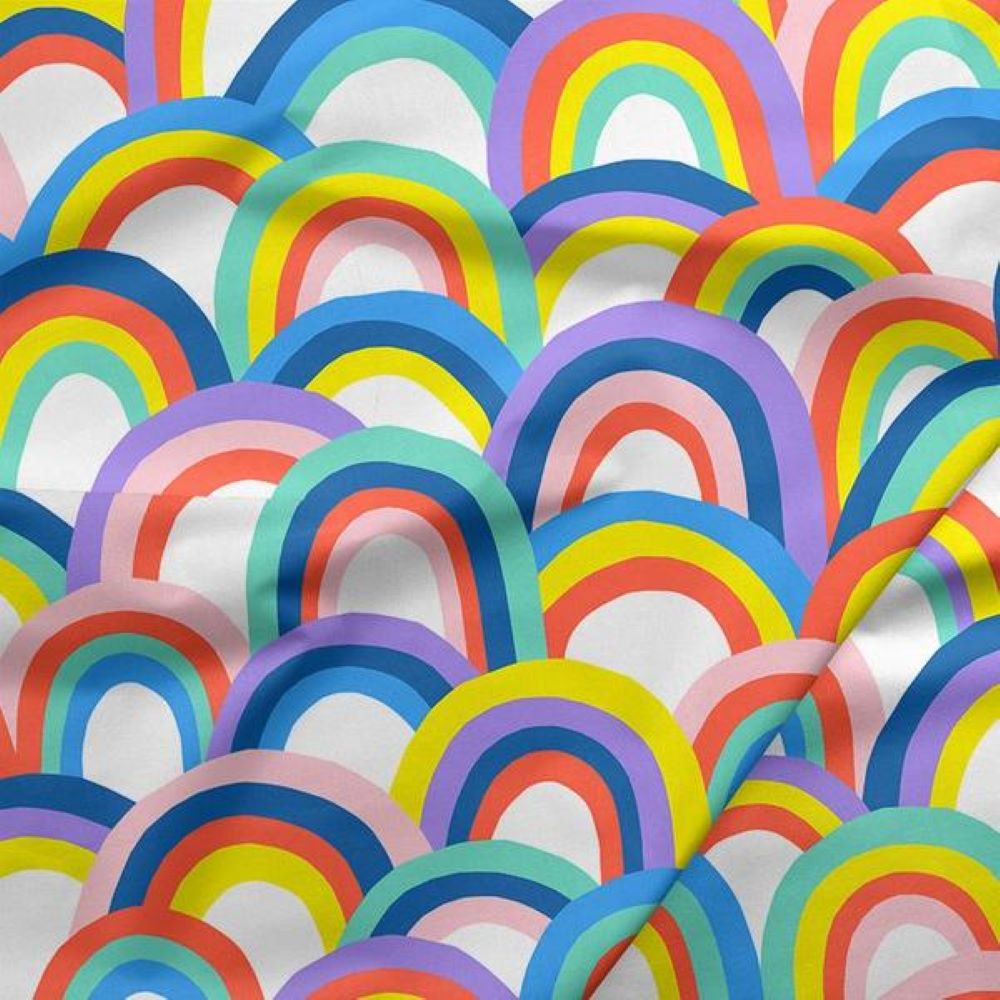 Over the Rainbow 12" Bright- Paintbrush Studio Cotton Fabrics
