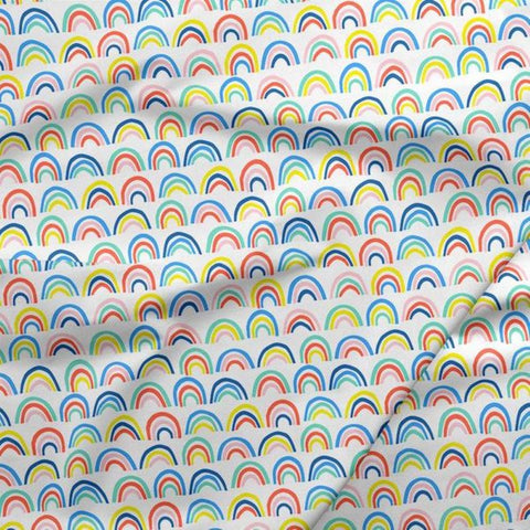 Over the Rainbows Small Bright- Paintbrush Studio Cotton Fabrics