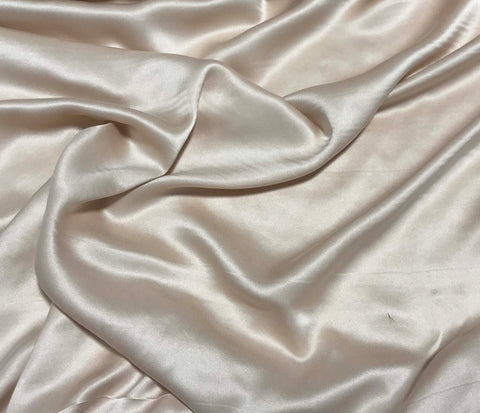 Pale Peach - Sandwashed Silk Charmeuse