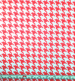 Michael Miller Everyday Houndstooth - Coral - Cotton Quilting Fabric