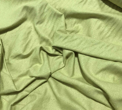 Yellow Green - Silk Noil