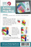 Arrow Mug Rug - Quilted Coaster Scrap Pattern