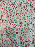 Bullion Fronds Carnation Flowers - Recollection - by Art Gallery 100% Cotton Fabric