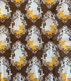 Cherished Deer Sepia - Sweet as Honey - by Art Gallery 100% Cotton Fabric