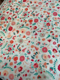 Bullion Fronds Carnation Flowers - Recollection - by Art Gallery 100% Cotton Fabric