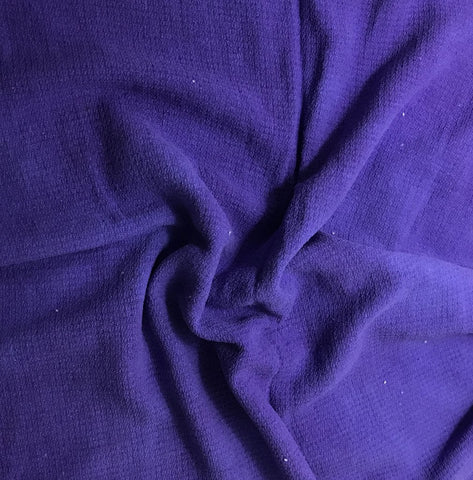 Lavender - Hand Dyed Squares Weave Silk Noil