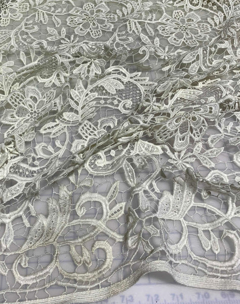 Ledley Silver Fabric By the Yard