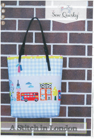 A Stitch in London Tote Bag Pattern - Sew Quirky