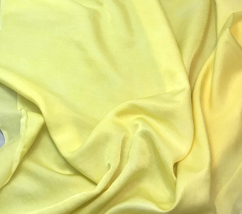 Sunshine Yellow - Hand Dyed Silk/Cotton Sateen