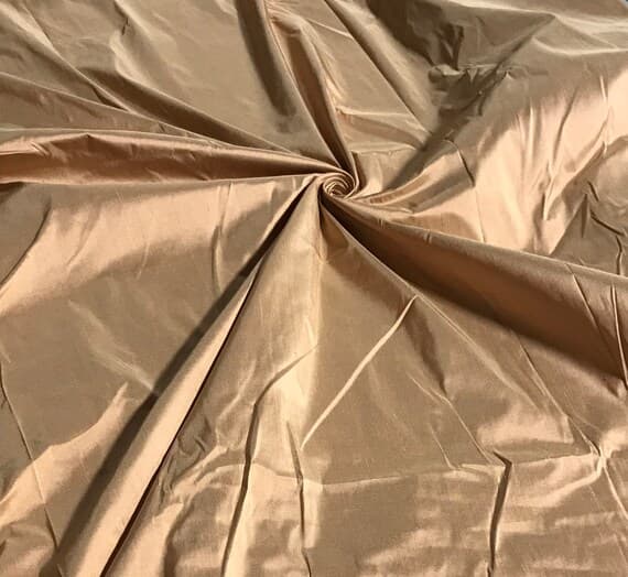 peach dupioni fabric - Peach - Silk Dupioni Fabric