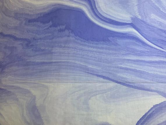 cotton fabric - 1/2 yard increments Periwinkle Glacier - Benartex Cotton Fabric