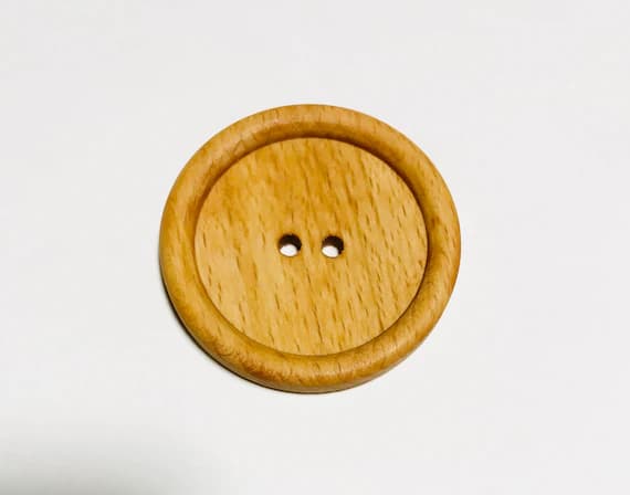 none - Large Wood Button - 45mm / 1 3/4" - Dill Buttons Brand