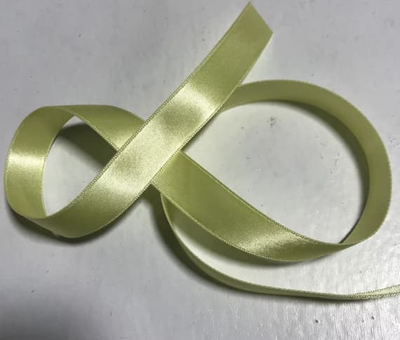 yellow none - Mais Yellow 5/8" Vintage Grayblock Double Faced Satin Ribbon