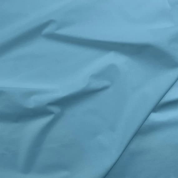 blue cotton fabric - 100% Cotton Basecloth Broadcloth Solid - Aquarius Blue - Paintbrush Studio Fabrics