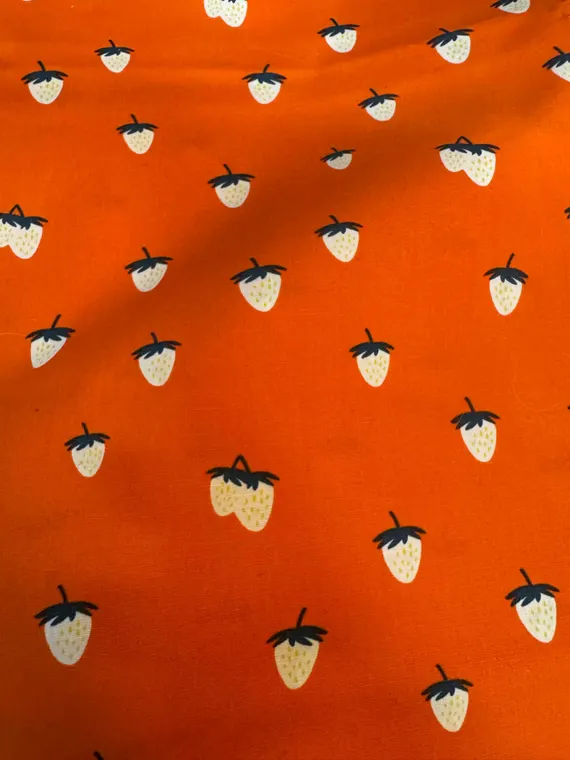 cotton fabric - Backyard Berry Cherry - Art Gallery Cotton Fabric