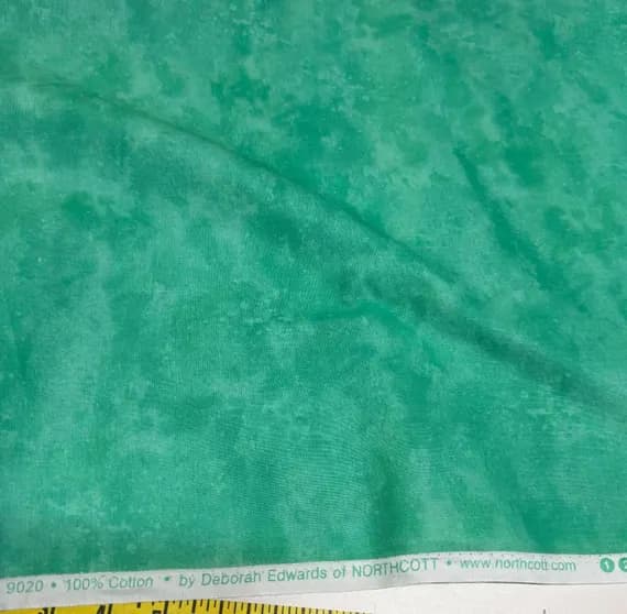 green cotton fabric - Grasshopper Cocktail Green - Toscana - by Deborah Edwards for Northcott Cotton Fabric