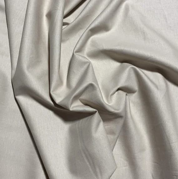 ivory cotton fabric - 100% Cotton Basecloth Broadcloth Solid - Ivory - Paintbrush Studio Fabrics