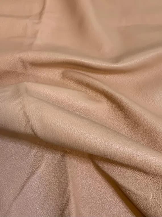 peach leather - Peach - Lambskin Leather Whole Hide- 7 Square Feet