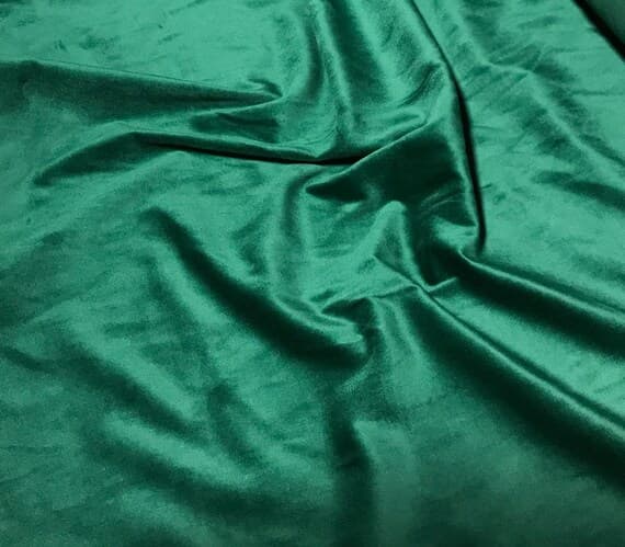 green velvet fabric - Bottle Green Spechler Vogel Cotton Velveteen Fabric