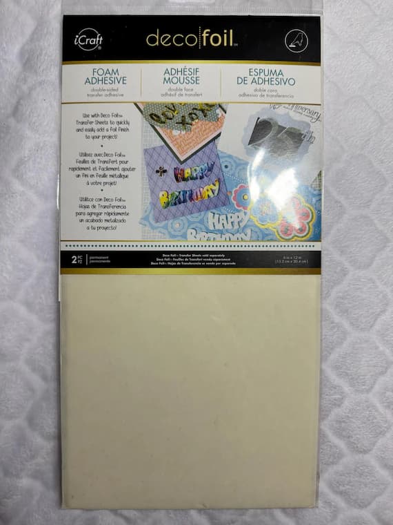 fabric - iCraft Therm O Web Deco Foil Foam Adhesive - Double-sided Transfer Adhesive