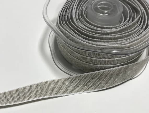 none - LINEN Ribbon (5/8" wide) (3 yards)