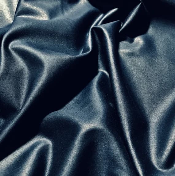 blue twill fabric - Ocean Blue - Rayon Gabardine Fabric