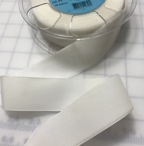 white none - WHITE French Velvet Ribbon (1 1/2" wide)