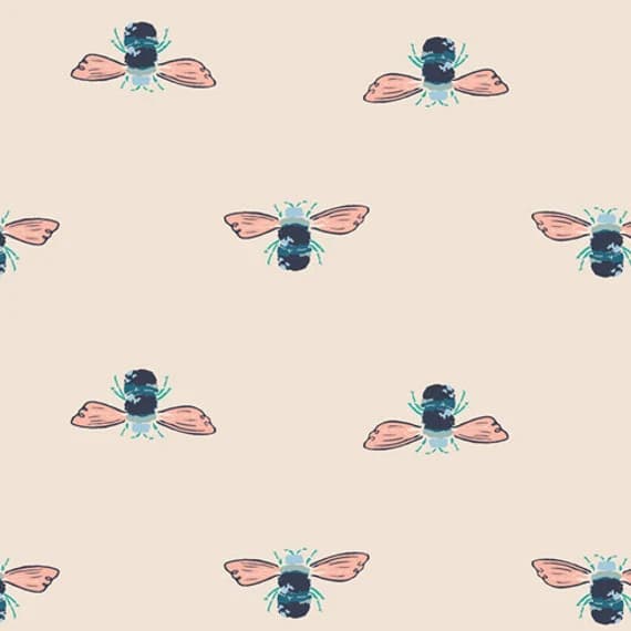 cotton fabric - Bumble Forester - Little Forester - By Maureen Cracknell for Art Gallery Fabrics 100% Cotton Fabric