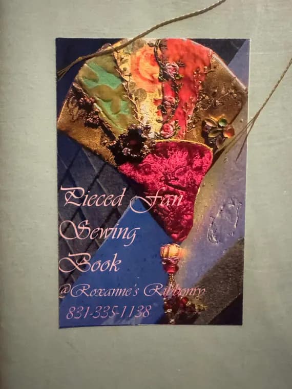 none - Roxanne's Ribbonry Pieced Fan Sewing Book Pattern