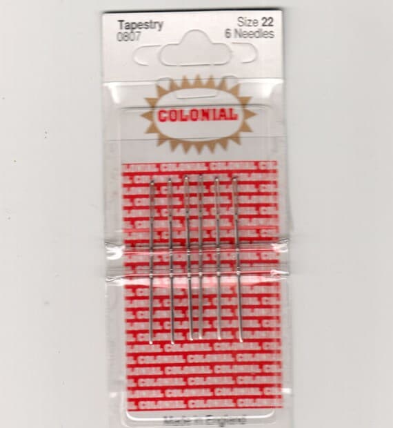 none - Colonial Needles - Tapestry Size 22 - Made in England