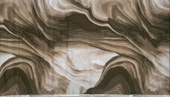 taupe cotton fabric - Taupe Glacier - Benartex Cotton Fabric