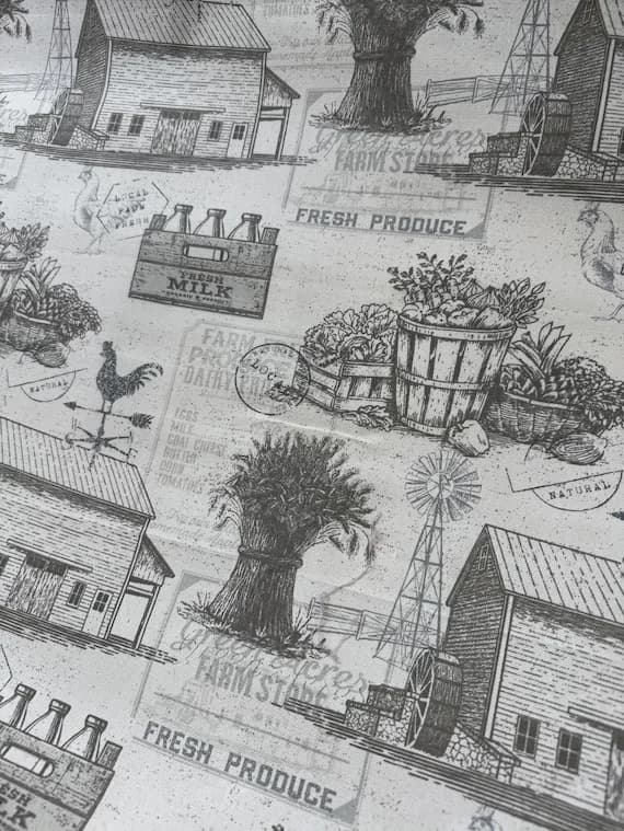 cotton fabric - Farm Fresh - Richloom Cotton Canvas Fabric