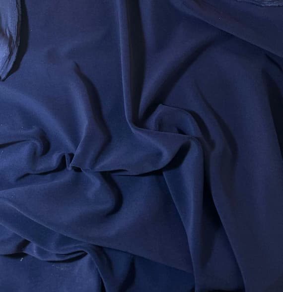 blue velvet fabric - Midnight Blue - Upholstery Weight Velvet Fabric