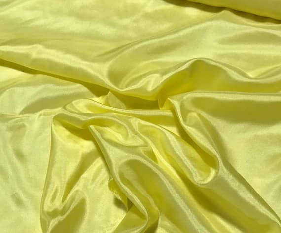 yellow habotai fabric - BRIGHT YELLOW China Silk HABOTAI Fabric