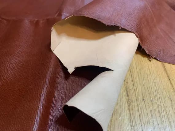 brown leather - Cinnamon Brown - Lambskin Leather Whole Hide 5 Square Feet