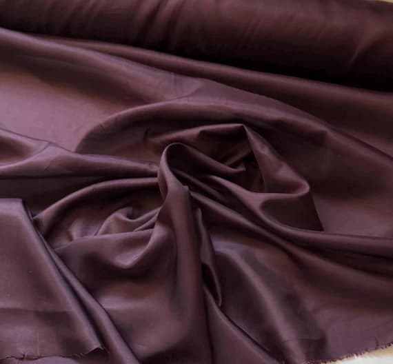 burgundy habotai fabric - Dark Burgundy Red China Silk HABOTAI Fabric 8mm weight 45" width