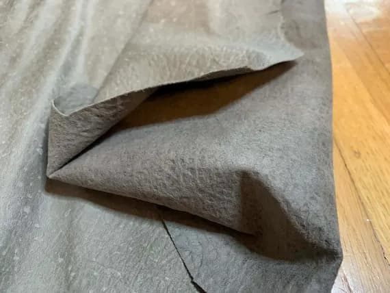taupe leather - Smoky Taupe - Lambskin Leather Hide 9 Square Feet