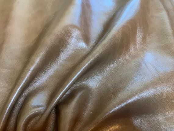 brown leather - Light Brown Cow Hide Leather Hide 6 Square Feet