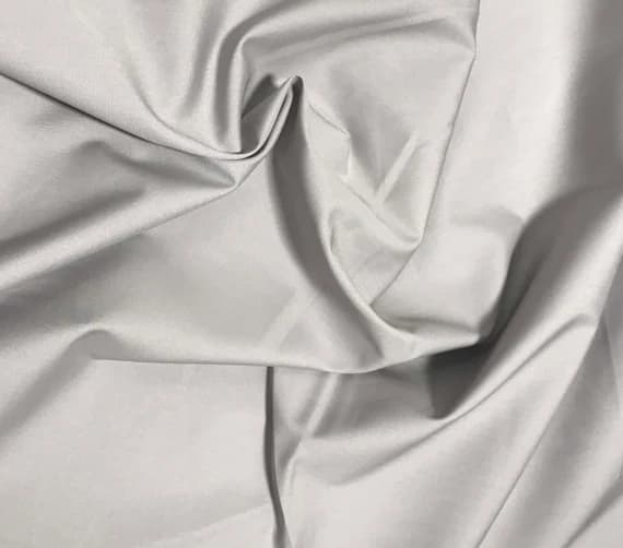 gray cotton fabric - Spechler-Vogel Fabric - Pima Cotton Broadcloth - Light Gray