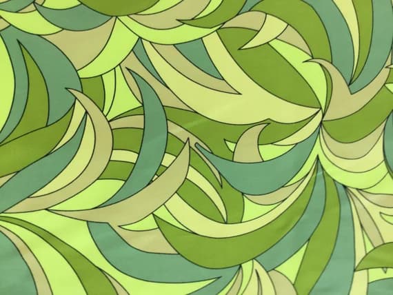 green charmeuse fabric - Green Splash - Silk Charmeuse