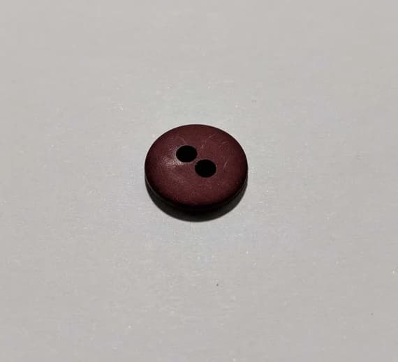 wine none - Wine Round 2 Hole Plastic Button - 13mm / 1/2 inch - Dill Buttons - Set of 4