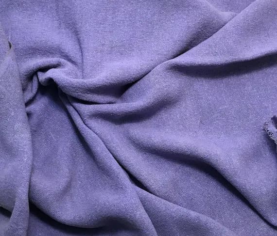 purple noil fabric - IRIS PURPLE Hand Dyed Raw Silk Gauze NOIL Fabric
