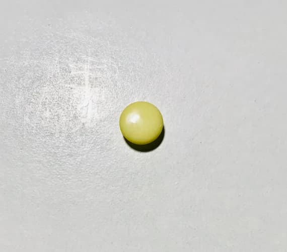 none - Round Flat Plastic Button 15mm/ 9/16" - Dill Buttons Brand (5 Pastel Colors to Choose From)