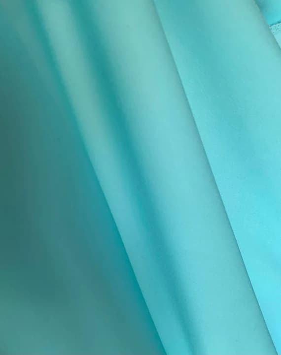 aqua chiffon fabric - Aqua - 16mm Silk Crepe Georgette Chiffon Fabric