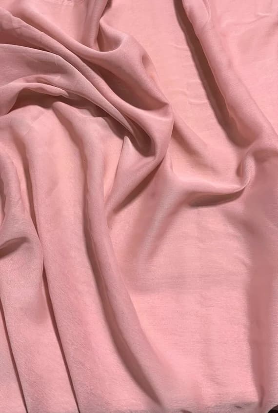 pink chiffon fabric - Rose Pink - Yoryu Polyester Chiffon Fabric - David Tutera Fabrics